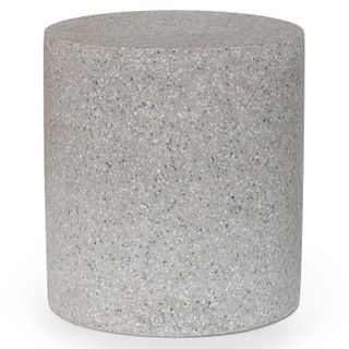 Solina Outdoor Stool - Gray Terrazzo
