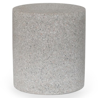 Solina Outdoor Stool - Gray Terrazzo