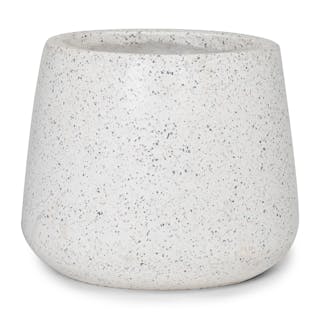 Tuva Narrow Indoor/Outdoor Planter - White Terrazzo