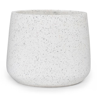 Tuva Indoor/Outdoor Wide Planter - White Terrazzo