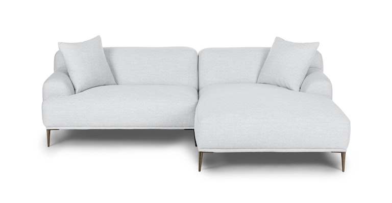 Abisko Mist Gray Right Sectional - Primary View 1 of 12 (Open Fullscreen View).