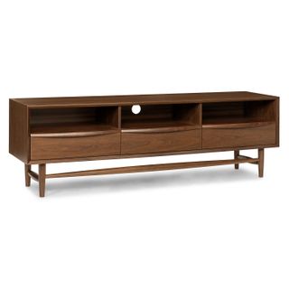 Lenia 63" Low Media Unit - Walnut