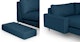 Nova Twilight Blue Reversible Sectional - Gallery View 8 of 11.