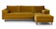 Sven Yarrow Gold Right Sectional Sofa - Gallery View 1 of 14.