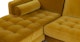 Sven Yarrow Gold Left Sectional Sofa - Gallery View 4 of 14.