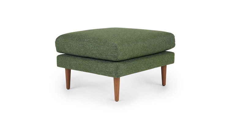 Burrard Forest Green Ottoman - Primary View 1 of 9 (Open Fullscreen View).
