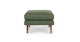 Burrard Forest Green Ottoman - Gallery View 4 of 9.