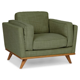 Timber 41" Lounge Chair - Olio Green