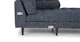 Sven Neptune Blue Right Sectional Sofa - Gallery View 10 of 13.