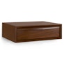 Lenia Floating Nightstand - Walnut