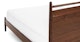 Lenia Panel Walnut King Bed - Gallery View 6 of 16.