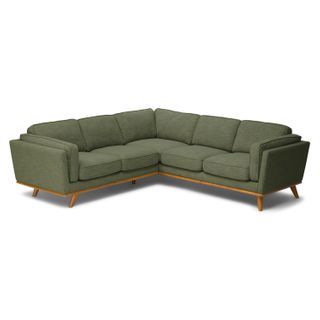 The Timber Corner Sectional x Ottoman Bundle - Primary View 1 of 6 (Click To Zoom).