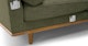 Timber Olio Green Corner Sectional - Gallery View 11 of 14.