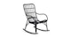 Medan Graphite Rocking Chair - Gallery View 1 of 12.