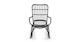 Medan Graphite Rocking Chair - Gallery View 3 of 12.