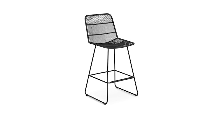 Selka Black Counter Stool - Primary View 1 of 12 (Open Fullscreen View).