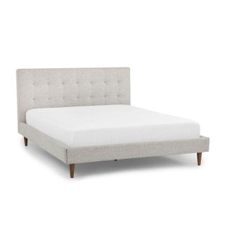Sven Queen Tufted Bed - Birch Ivory