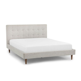 Sven Queen Tufted Bed - Birch Ivory