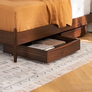 Lenia Underbed Storage Drawer Set - Walnut