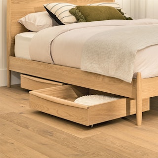 Lenia Underbed Storage Drawer Set - White Oak