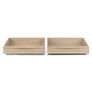 Lenia Underbed Storage Drawer Set - White Oak