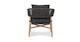 Makali Slate Gray Lounge Chair - Gallery View 5 of 11.