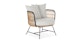 Onya Lily White Lounge Chair - Gallery View 1 of 12.