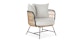 Onya Lily White Lounge Chair - Gallery View 3 of 12.
