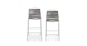 Zina Heathered Gray Counter Stool - Gallery View 11 of 12.