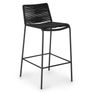 Zina Outdoor Bar Stool - Ember Black