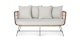 Onya Lily White Sofa - Gallery View 1 of 10.