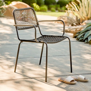 Manna Outdoor Dining Chair - Thunder Black