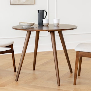 Seno 36" Round Dining Table - Walnut