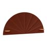 Almelo King Velvet Headboard - Hale Rust