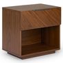 Nera 1-Drawer Nightstand - Walnut