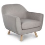 Gabriola 34" Lounge Chair - Dover Gray Bouclé