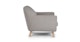 Gabriola Dover Gray Bouclé Lounge Chair - Gallery View 5 of 12.