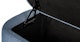 Maribo Blue Demure 32" Storage Ottoman - Gallery View 8 of 13.