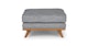 Timber Pebble Gray Ottoman - Gallery View 3 of 10.