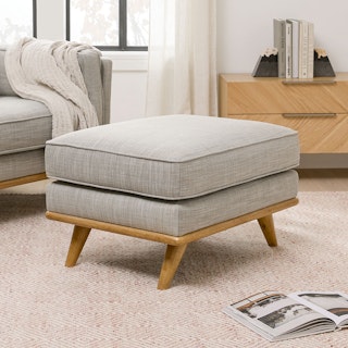 Timber 31" Ottoman - Rain Cloud