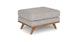 Timber Rain Cloud Gray Ottoman - Gallery View 1 of 10.