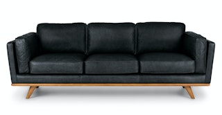 Timber Charme Black Sofa