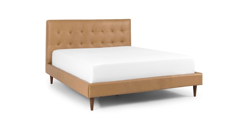 Sven Charme Tan Queen Bed - Primary View 1 of 16 (Open Fullscreen View).