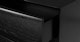 Lenia Black Ash 6-Drawer Double Dresser - Gallery View 9 of 13.