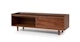 Nederin Pebble Gray Walnut Bench - Gallery View 6 of 16.