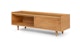 Nederin Rain Cloud Gray Oak Bench - Gallery View 6 of 16.