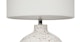 Ando Waxen White 15" Table Lamp - Gallery View 6 of 11.