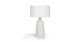 Ando Waxen White 21" Table Lamp - Gallery View 1 of 11.