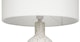 Ando Waxen White 21" Table Lamp - Gallery View 6 of 11.