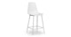 Svelti Pure White Counter Stool - Gallery View 1 of 11.